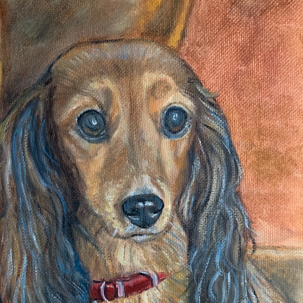 Dachshund Original Painting